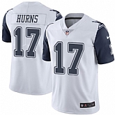 Nike Men & Women & Youth Cowboys 17 Allen Hurns White Color Rush Limited Jersey,baseball caps,new era cap wholesale,wholesale hats